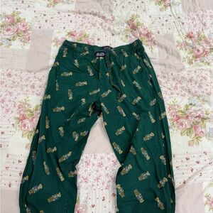 Polo Bear Ralph Lauren Green Pajama Pants, Men’s M